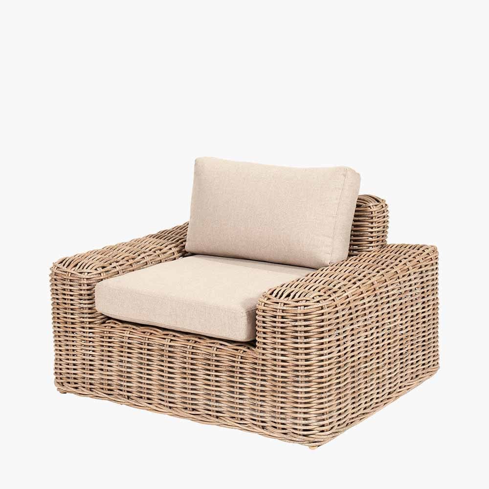 Pacific Lifestyle Outdoors Como Natural Antique Lounge Set House of Isabella UK
