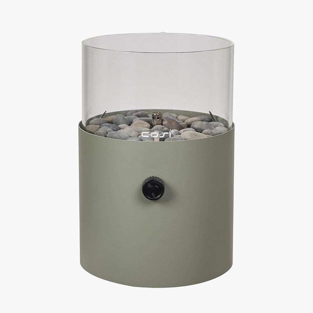 Pacific Lifestyle Outdoors Cosiscoop Extra Large Olive Green Fire Lantern House of Isabella UK