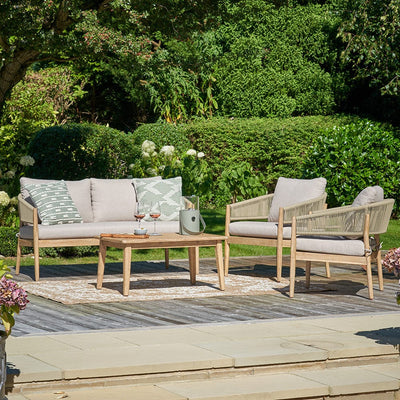 Pacific Lifestyle Outdoors Denver Sage Green Lounge Set House of Isabella UK