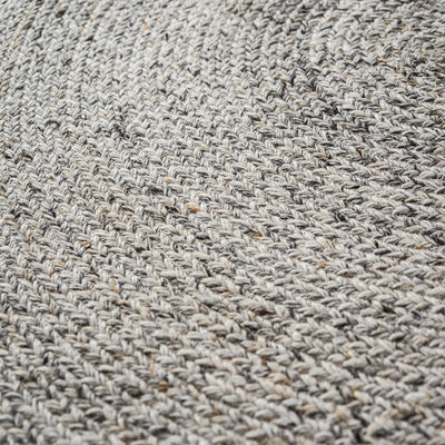 Pacific Lifestyle Outdoors Indoor Outdoor Recycled PET Yarn Warm Grey Tweed Design Rug House of Isabella UK