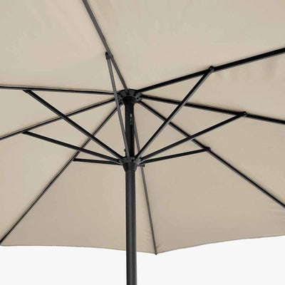 Pacific Lifestyle Outdoors Riva 3.5m Round Champagne Parasol House of Isabella UK