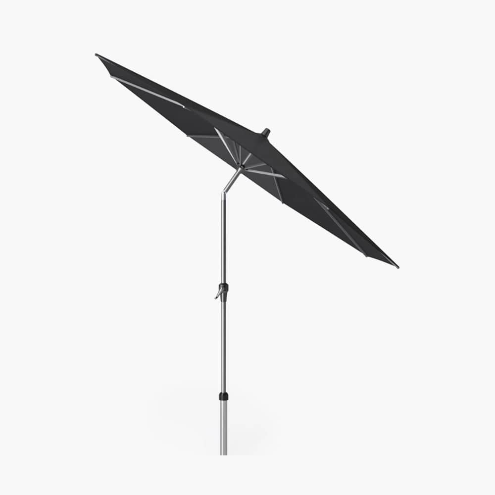 Pacific Lifestyle Outdoors Riva Premium 3m Round Faded Black Parasol House of Isabella UK