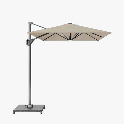 Pacific Lifestyle Outdoors Voyager T1 3m x 2m Rectangular Champagne Free Arm Parasol House of Isabella UK