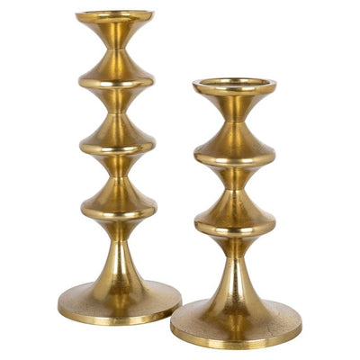 Richmond Interiors Accessories Candle holder Ayden small (Gold) House of Isabella UK