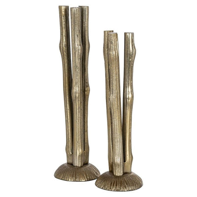 Richmond Interiors Accessories Candle holder Olly small (Brushed Gold) House of Isabella UK