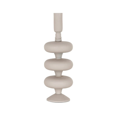 Richmond Interiors Accessories Candle holder Tilly big (Beige) House of Isabella UK