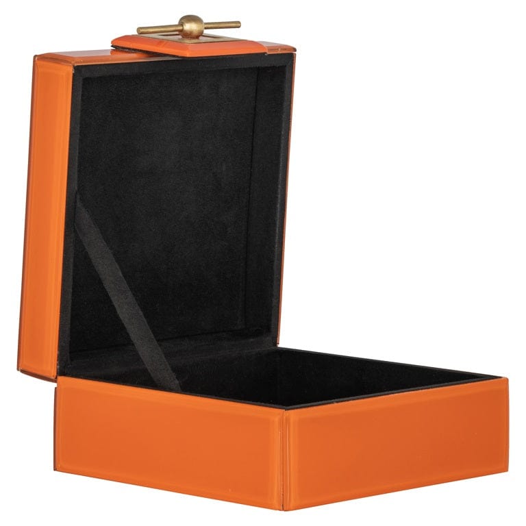Richmond Interiors Accessories Jewellery Box Bodine orange small House of Isabella UK