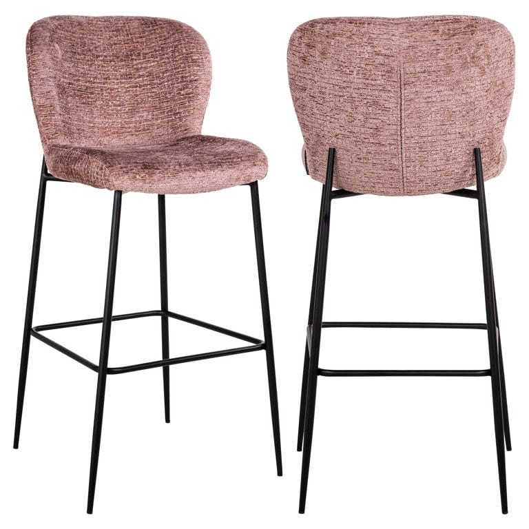 Richmond Interiors Dining Bar stool Darby pale fusion fire retardant (FR-Fusion pale 200) House of Isabella UK