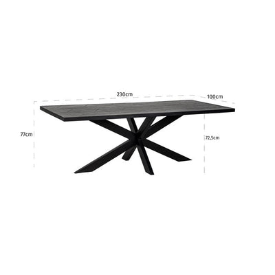 Richmond Interiors Dining Dining table Bourbon 230 House of Isabella UK