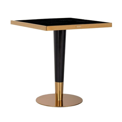 Richmond Interiors Dining Dining table Can Roca square black 70x70 (Gold) House of Isabella UK