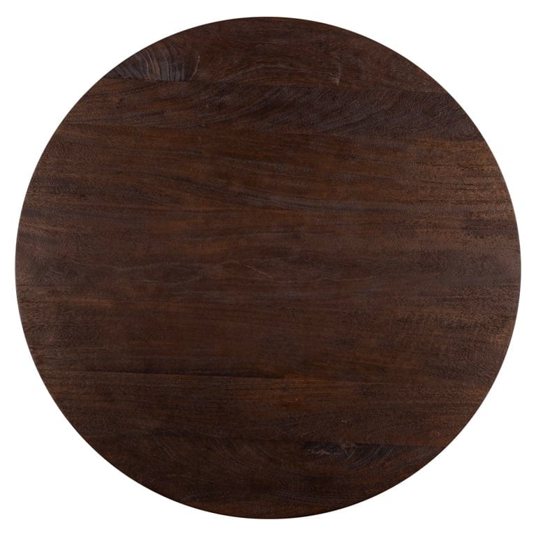 Richmond Interiors Dining Dining table Willow 80Ø (Dark brown) House of Isabella UK