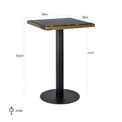 Richmond Interiors Dining Dining table Zenza (Black) House of Isabella UK