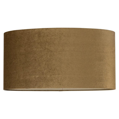 Richmond Interiors Lighting Lampshade Addy gold velvet ovale (Gold) House of Isabella UK
