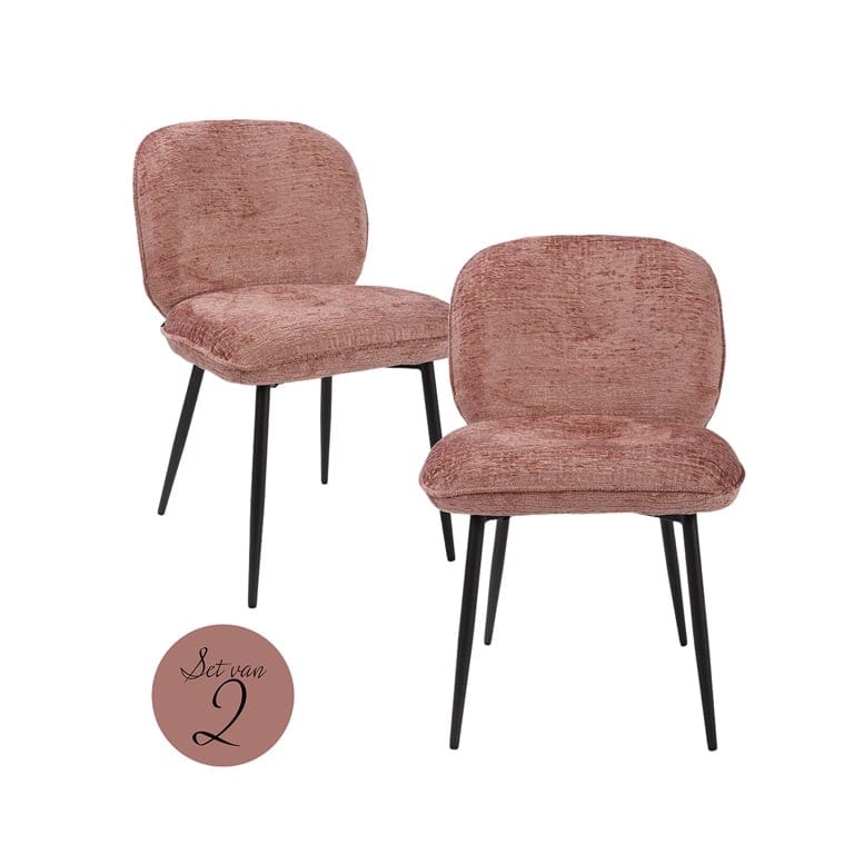 Richmond Interiors Living Chair Kiki pale fusion (set of 2) (Fusion pale 200) House of Isabella UK