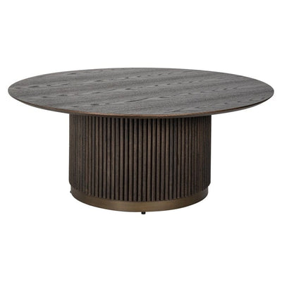 Richmond Interiors Living Coffee table Luxor 100Ø (Brown) House of Isabella UK