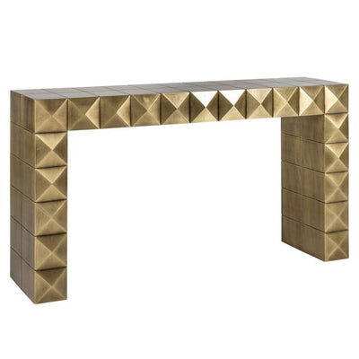 Richmond Interiors Living Console Collada (Brushed Gold) House of Isabella UK