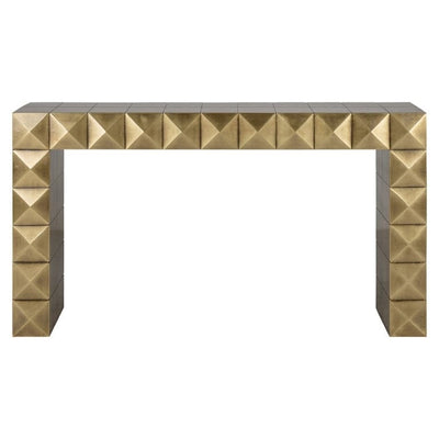 Richmond Interiors Living Console Collada (Brushed Gold) House of Isabella UK