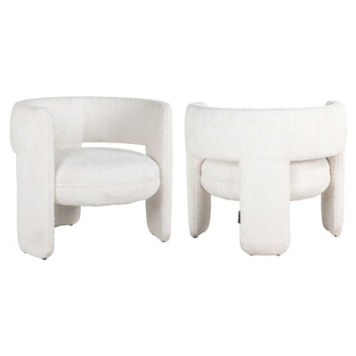 Richmond Interiors Living Easy Chair Lima sheep white (Sheep 02 white) House of Isabella UK