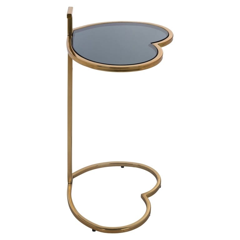 Richmond Interiors Living End Table Love Heart (Brushed Gold) House of Isabella UK