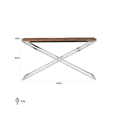 Richmond Interiors Living Kensington Console Table | OUTLET House of Isabella UK