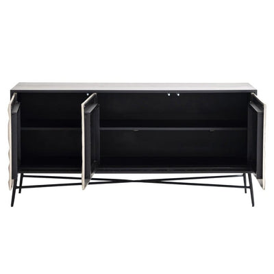 Richmond Interiors Living Sideboard Tetro silver House of Isabella UK