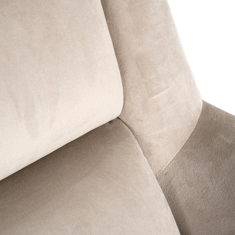 Richmond Interiors Living Swivel chair Nora khaki velvet (Quartz Khaki 903) House of Isabella UK