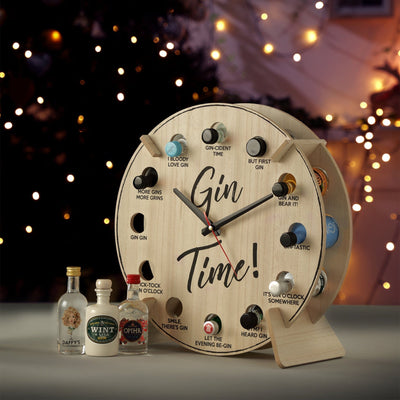 Spicers Of Hythe Gifts & Hampers Gin Time (Clock Only) House of Isabella UK