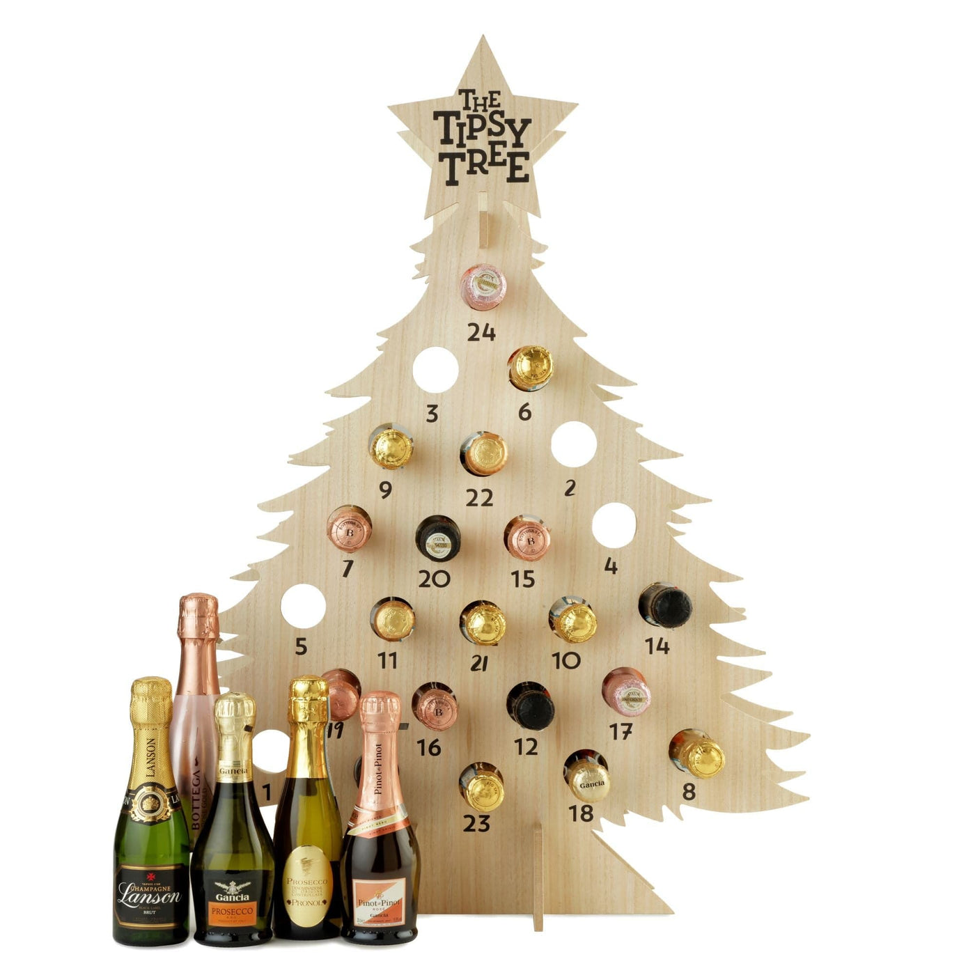 Spicers Of Hythe Gifts & Hampers Tall Tipsy Tree with Fizz House of Isabella UK