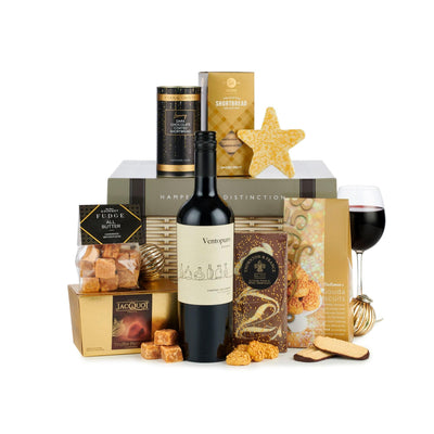 Spicers Of Hythe Gifts & Hampers The Sparkle Hamper With Red Wine House of Isabella UK