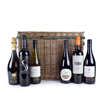 Spicers Of Hythe Gifts & Hampers Wine Selection Basket House of Isabella UK