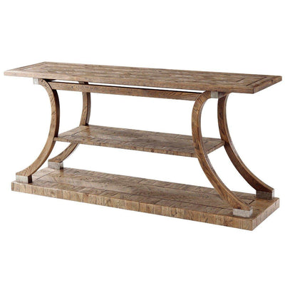 Theodore Alexander Living Arched Console Table Arden in Echo Oak House of Isabella UK