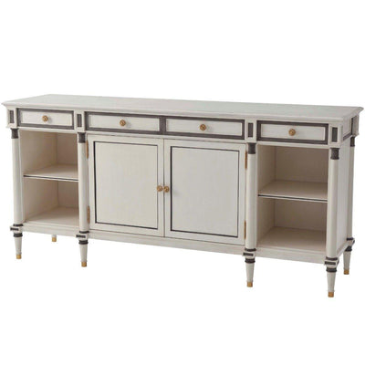 Theodore Alexander Living Buffet Andrew Salted White Finish House of Isabella UK