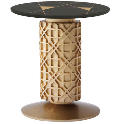 Theodore Alexander Living Colter Side Table Colter in Veneer House of Isabella UK