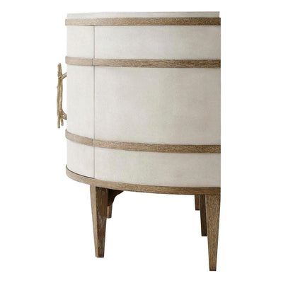 Theodore Alexander Living Curved Cabinet Brandon in Champagne House of Isabella UK