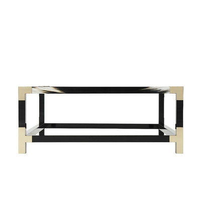 Theodore Alexander Living Cutting Edge Square Coffee Table in Black House of Isabella UK
