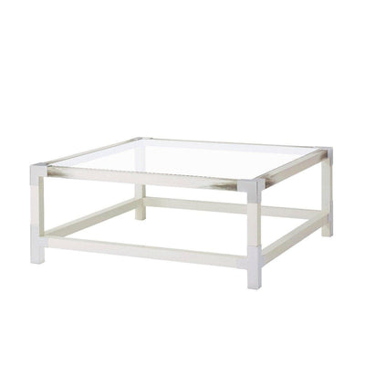 Theodore Alexander Living Cutting Edge Square Coffee Table in White House of Isabella UK