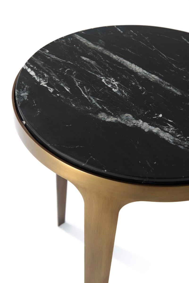 Theodore Alexander Living Gennaro Accent Table with Marble Top House of Isabella UK