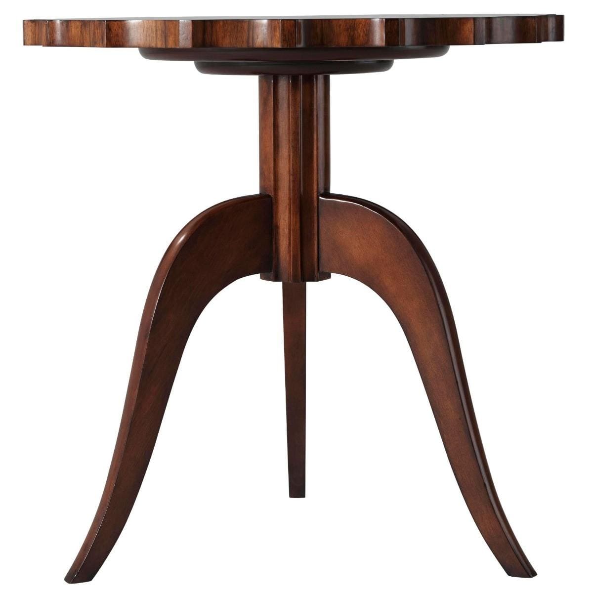 Theodore Alexander Living Modern Piecrust Accent Table House of Isabella UK