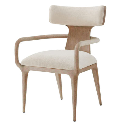 Theodore Alexander Living Repose Collection Wooden Upholstered Arm Chair House of Isabella UK