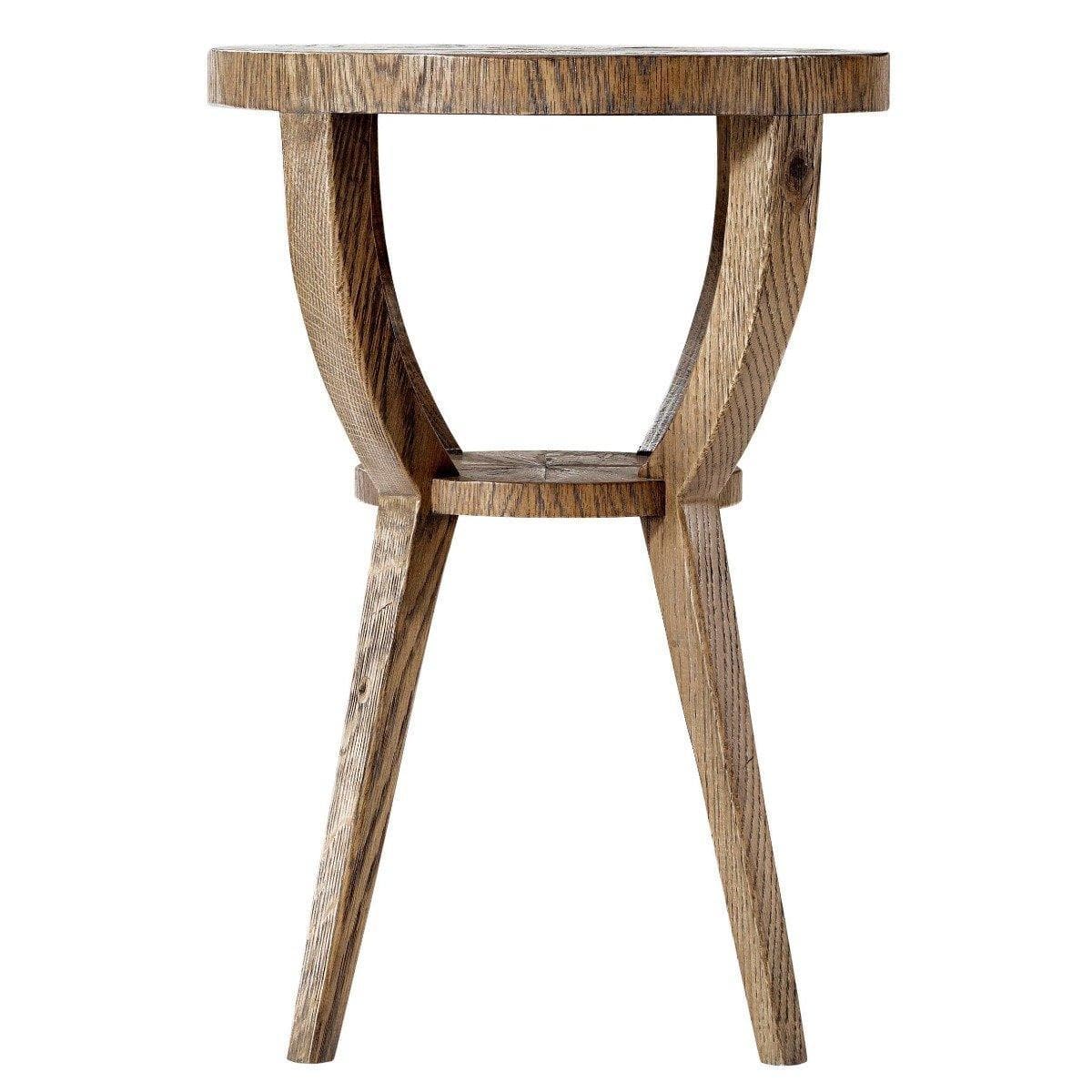 Theodore Alexander Living Round Accent Table Southfield in Echo Oak House of Isabella UK