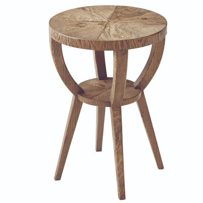 Theodore Alexander Living Round Accent Table Southfield in Echo Oak House of Isabella UK