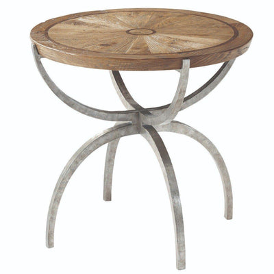 Theodore Alexander Living Round Side Table Weston in Echo Oak House of Isabella UK