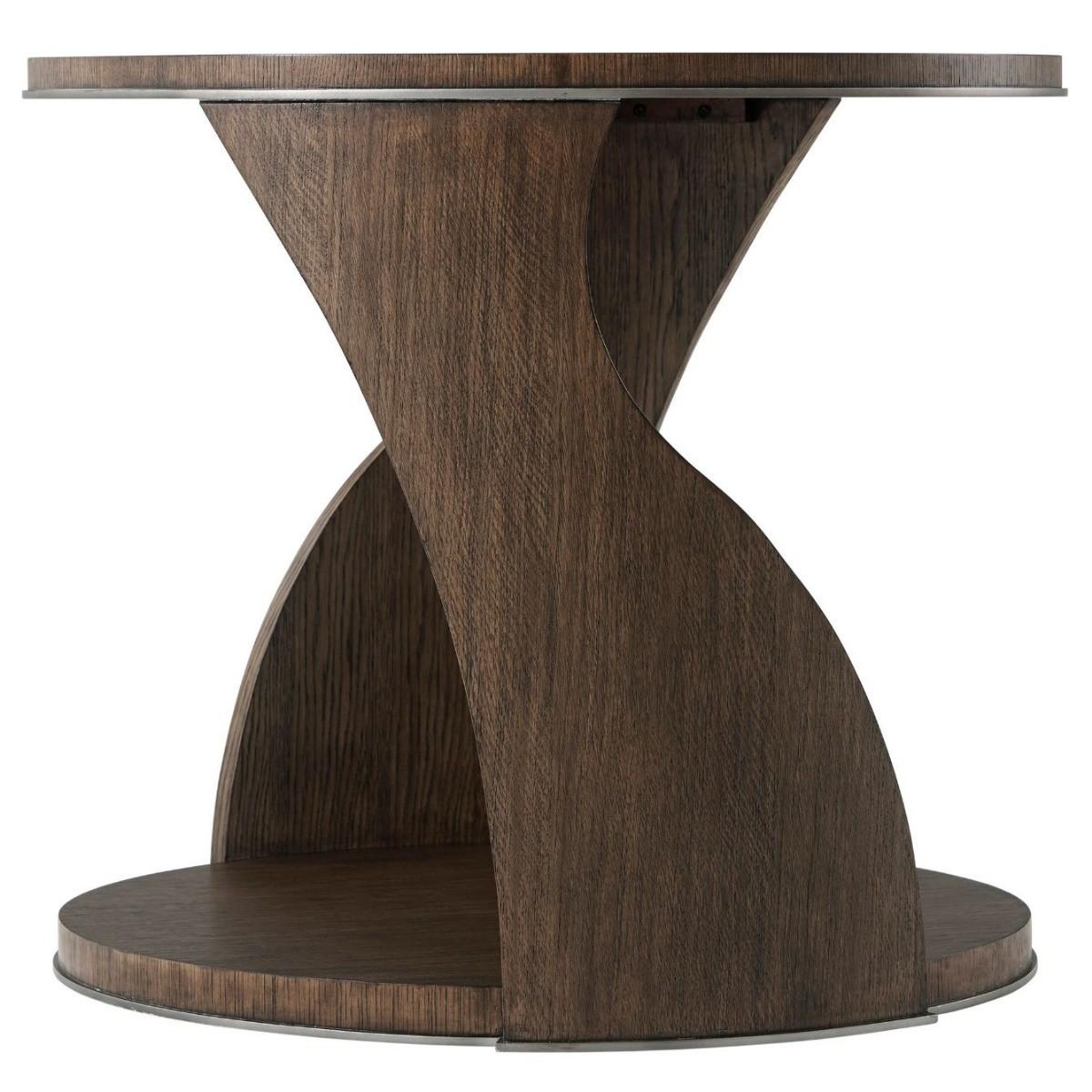 Theodore Alexander Living Side Table Adelmo in Charteris Finish House of Isabella UK