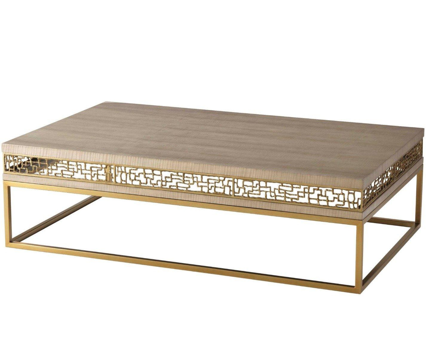 Theodore Alexander Living Ta Studio Frenzy Coffee Table in Sycamore House of Isabella UK