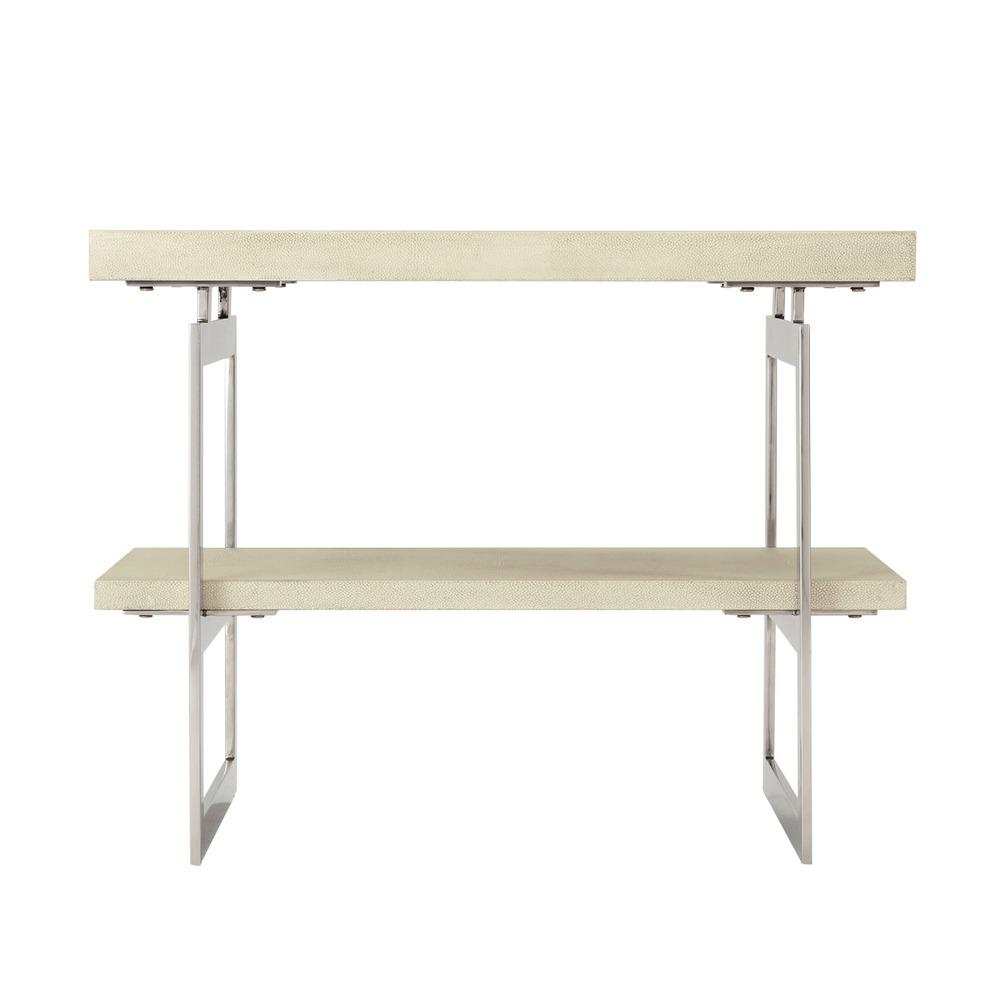 Theodore Alexander Living Ta Studio Side Table Landry in Overcast Finish House of Isabella UK