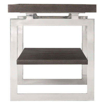 Theodore Alexander Living Ta Studio Side Table Landry in Tempest Finish House of Isabella UK