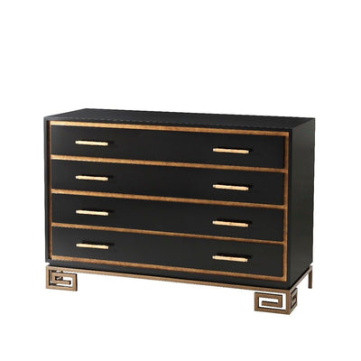 Theodore Alexander Sleeping Fascinate Chest of Drawers in Black House of Isabella UK