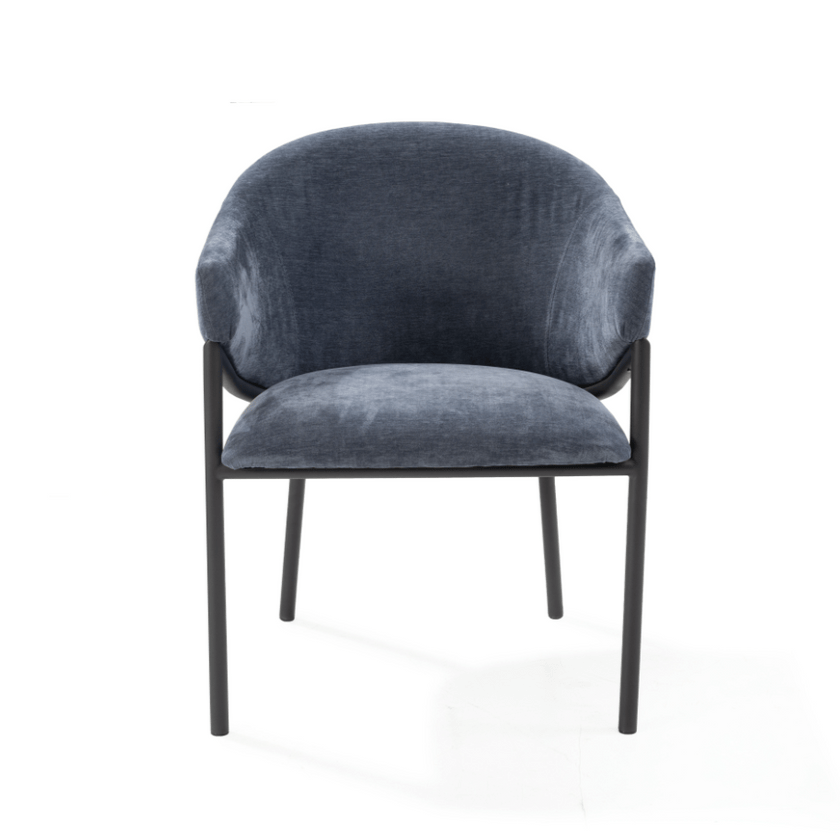Tommy Franks Dining Aidan Armchair - Navy House of Isabella UK
