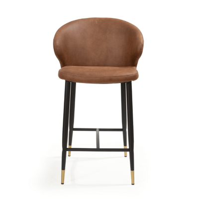 Tommy Franks Dining Bellroy Bar Stool - Warwick Eastwood Tan House of Isabella UK