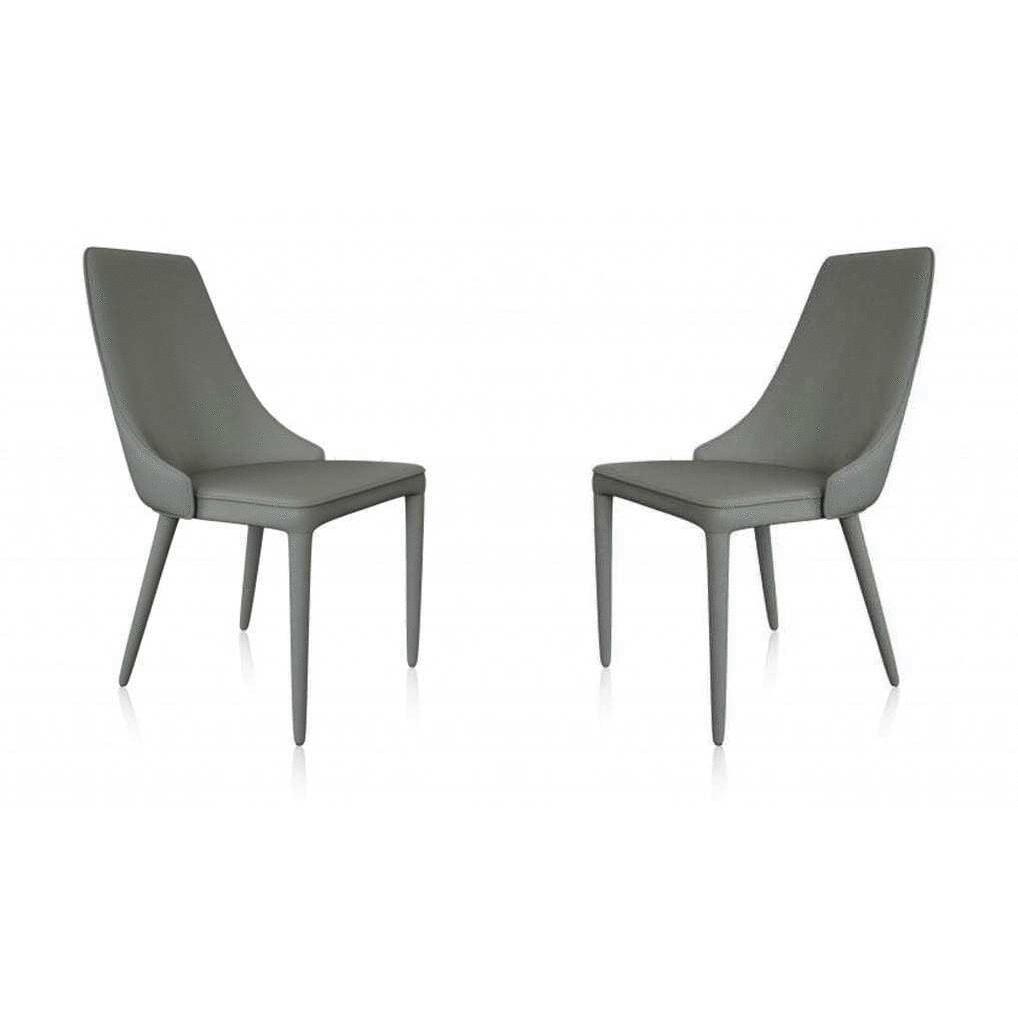 Tommy Franks Dining Caliche Dining Chair - Set of 2 - Concrete Grey House of Isabella UK